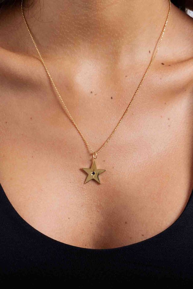 Guiding Star Pendant - Black Diamond
