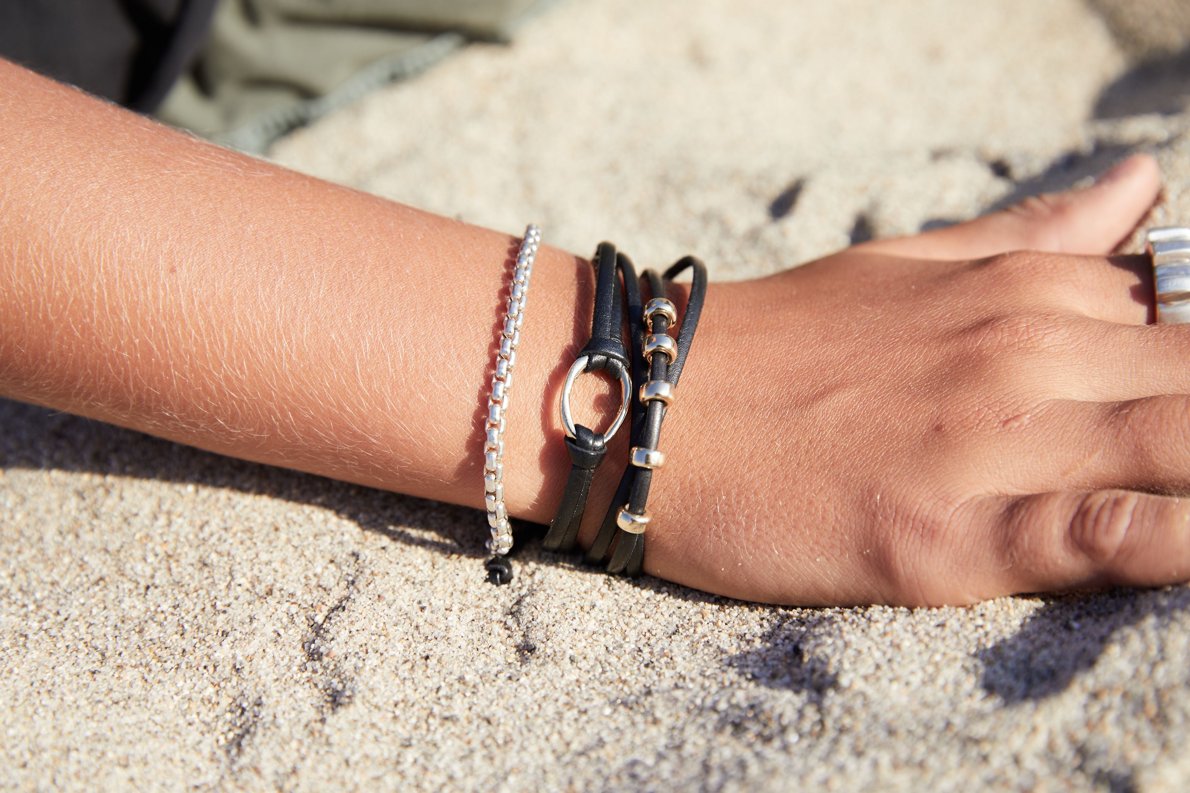 Box Chain Bracelet - Sterling Silver