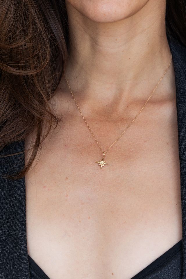 North Star Pendant - Gold