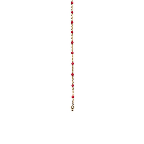 alternate image of Red Enamel Lariat - 14K Gold Filled