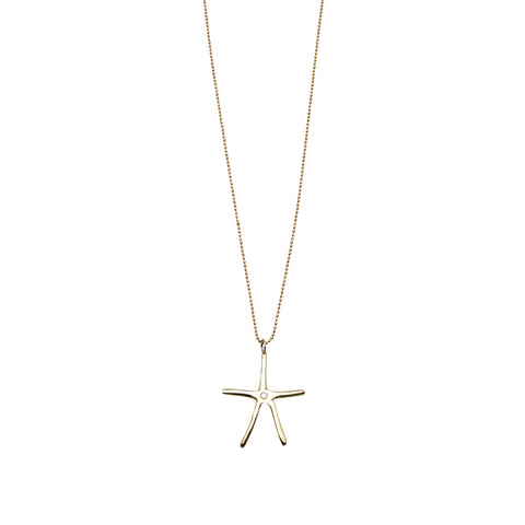 alternate image of Diamond Five Pointed Star Pendant