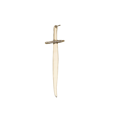 primary image of Raw Sword Pendant - Gold