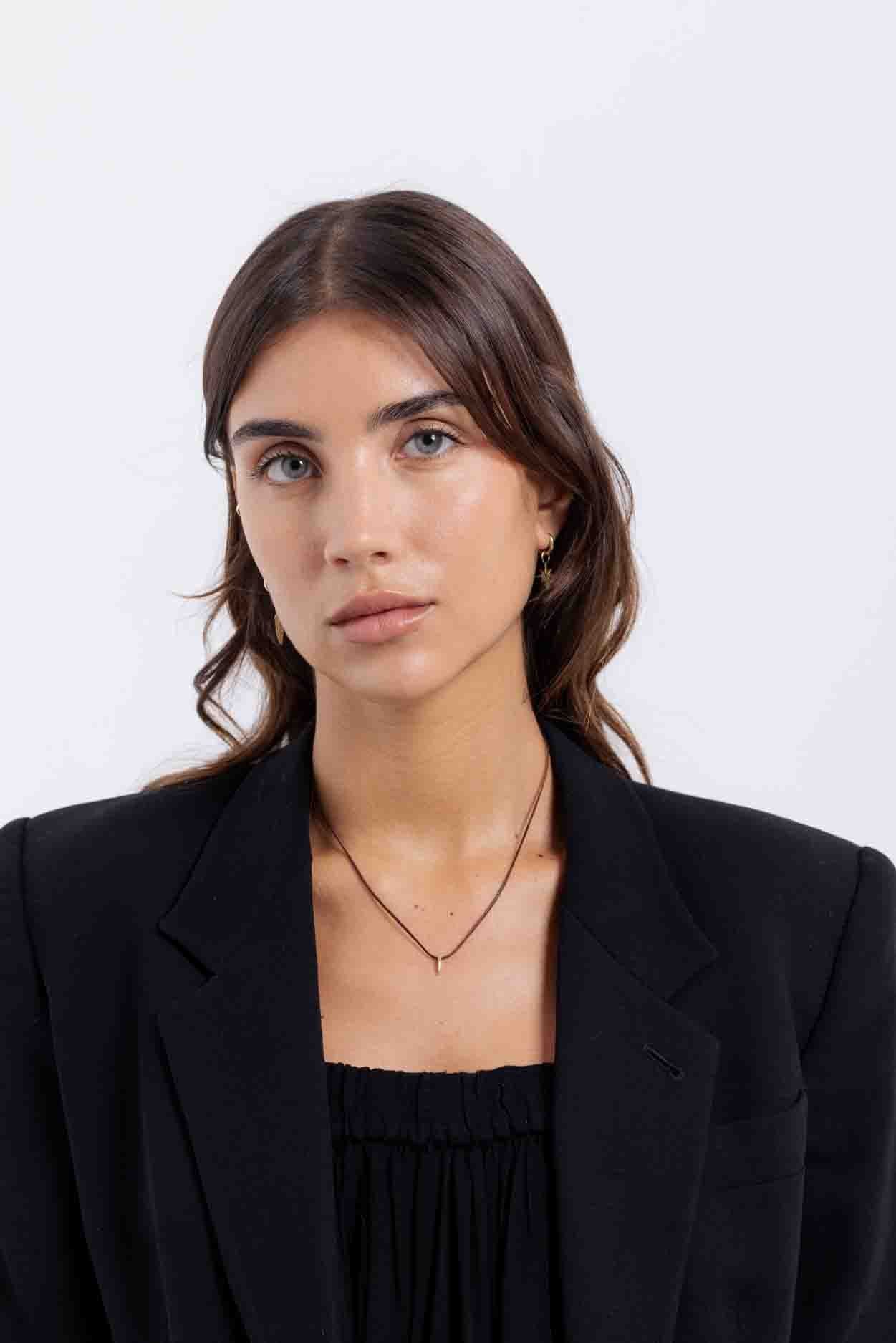 Mini Horn Necklace - Gold
