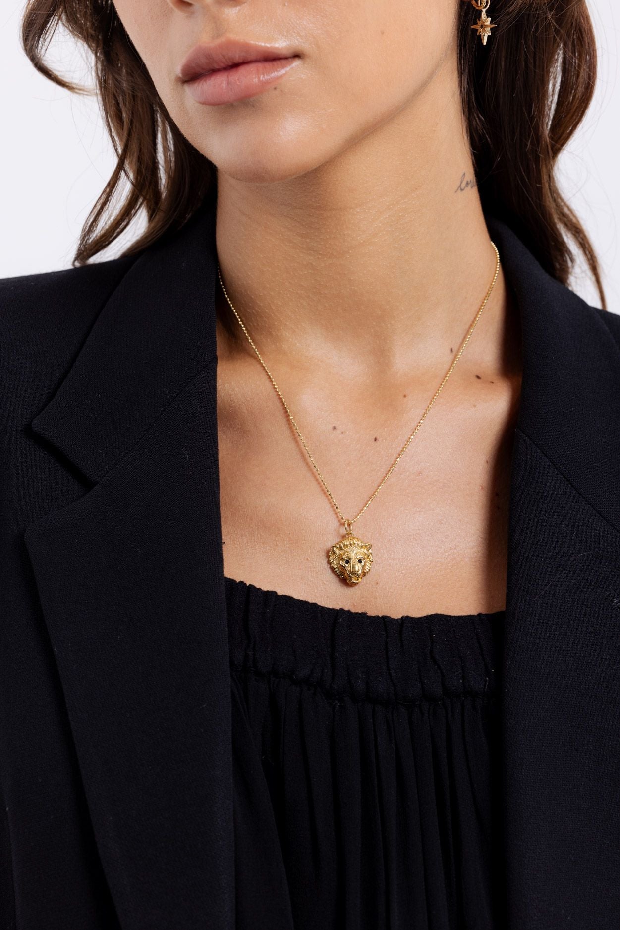 Lion Pendant- Gold