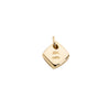 Raw Square Pendant - Gold
