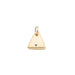 Raw Triangle Pendant - Gold