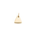 Raw Triangle Pendant - Gold