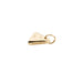 Raw Triangle Pendant - Gold