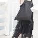 Extra Large Fringe Tote - Black