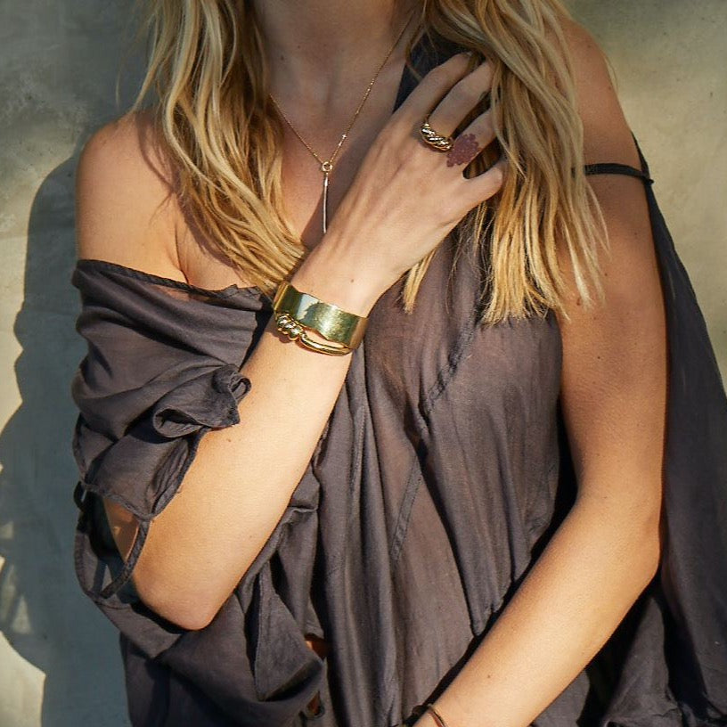 Athena Cuff - 14K Gold Plated