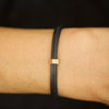 Gold Square Bead Bracelet - Gold