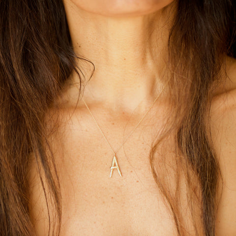 alternate image of Raw Letter A - Gold