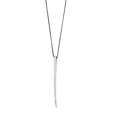 primary image of A Horn Necklace - Sterling Silver