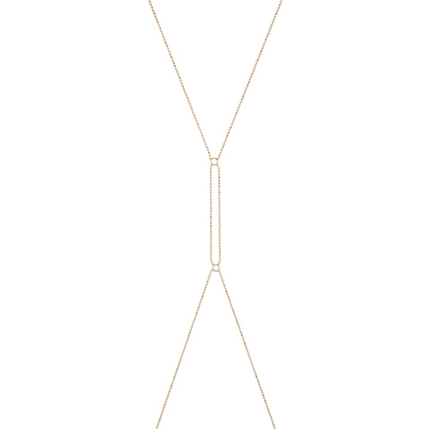 alternate image of Ruby Body Chain - Gold