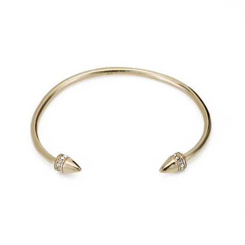 alternate image of Power Bracelet with Diamond Pavé - Gold