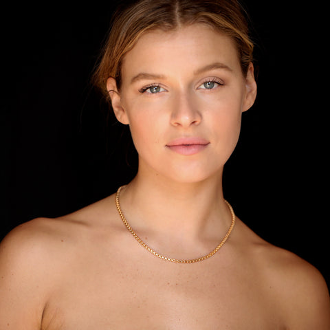 alternate image of Box Chain Choker - 14K Gold Filled