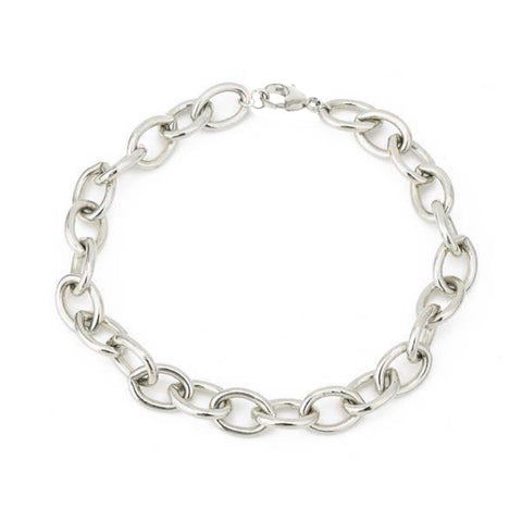 primary image of Chunky Chain Anklet - Sterling Silver