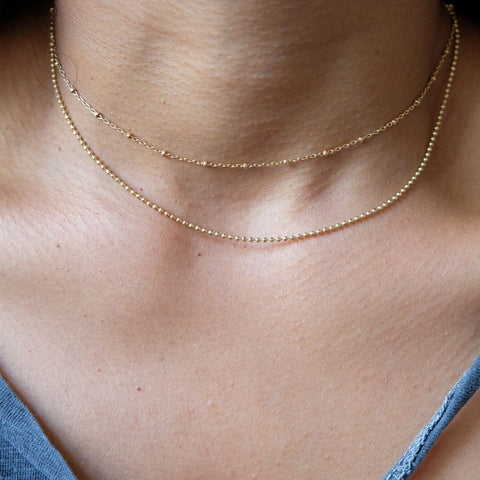 alternate image of Classic Choker - Rose Gold