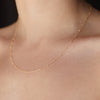 Dot Chain Choker - 14K Gold Filled