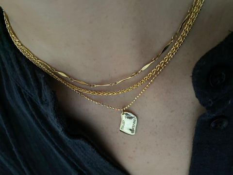 alternate image of Siena Chain Choker - Sterling Silver