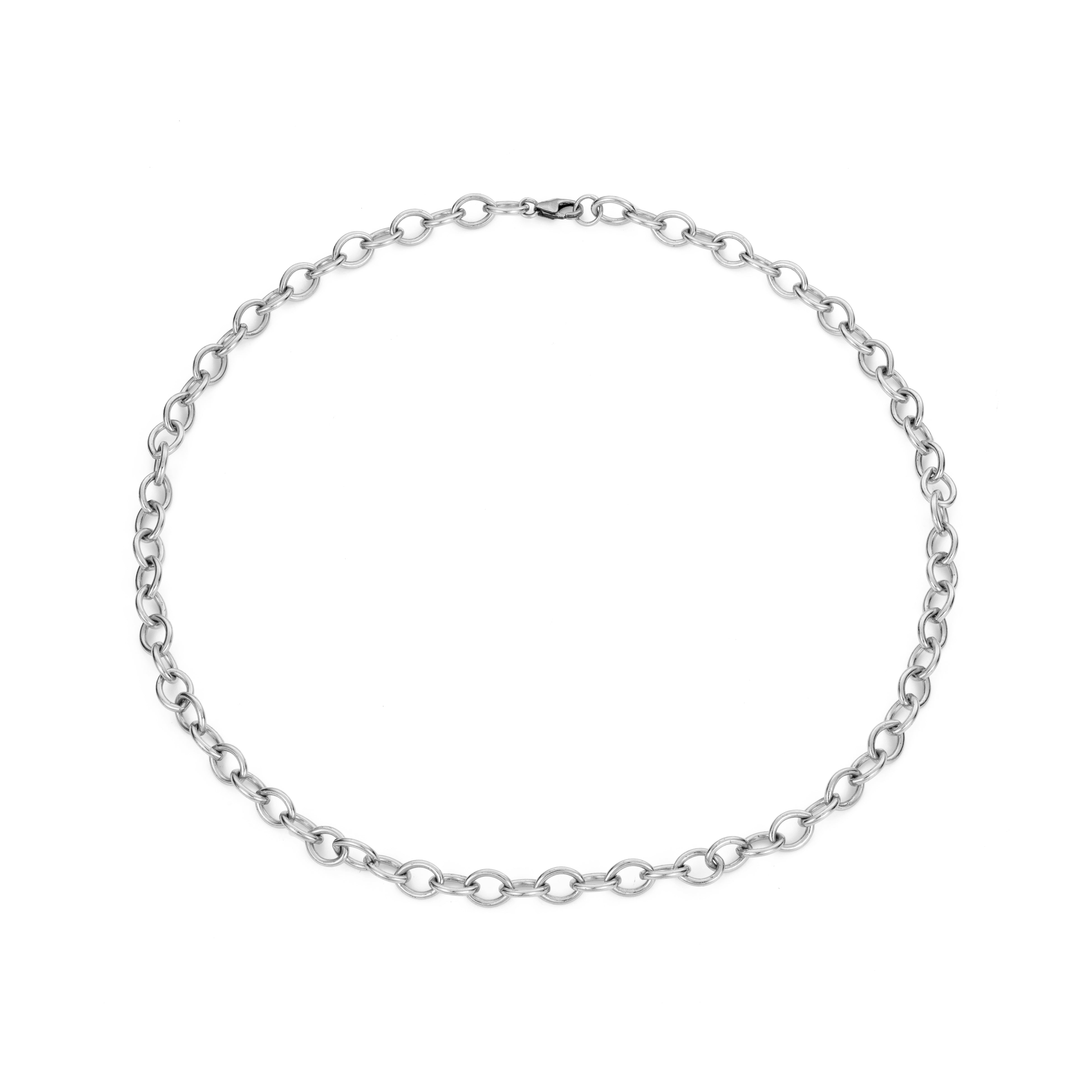 Link Chain Choker - Sterling Silver