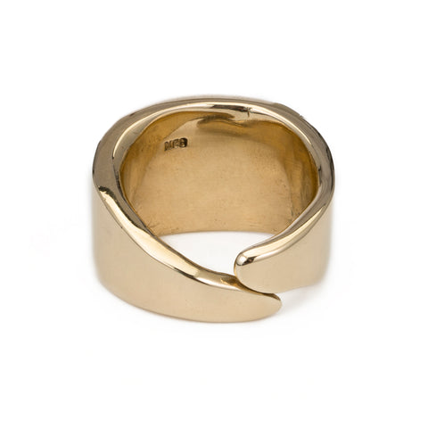 primary image of Raw Leaf Ring - 14K Gold Plated