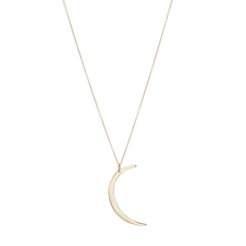 primary image of Moon Necklace - Gold