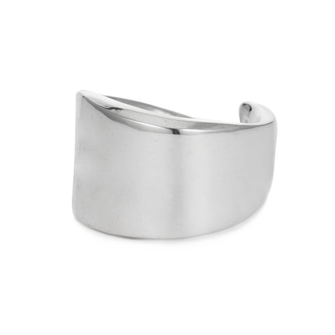 primary image of Raw Leaf Ring - Sterling Silver