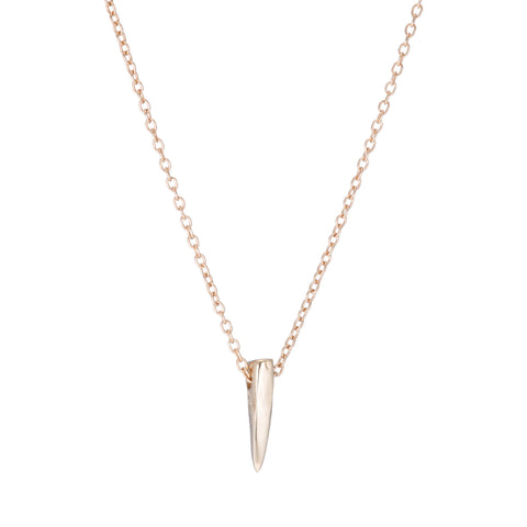 primary image of Mini Horn Necklace - Gold