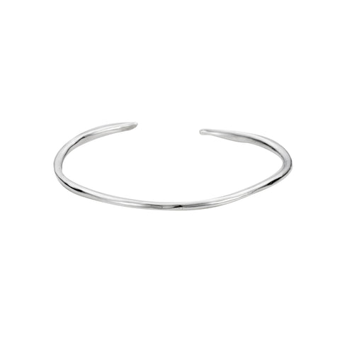 primary image of Raw Extra Thin Cuff - Sterling Silver