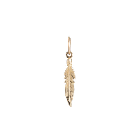primary image of Feather Pendant - Gold