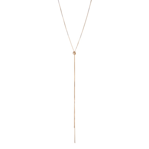 primary image of Knotted Paris Chain Necklace - 14K Gold Filled