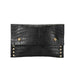 Embossed Passport Wallet - Black