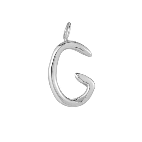 primary image of Raw Letter G - Sterling Silver