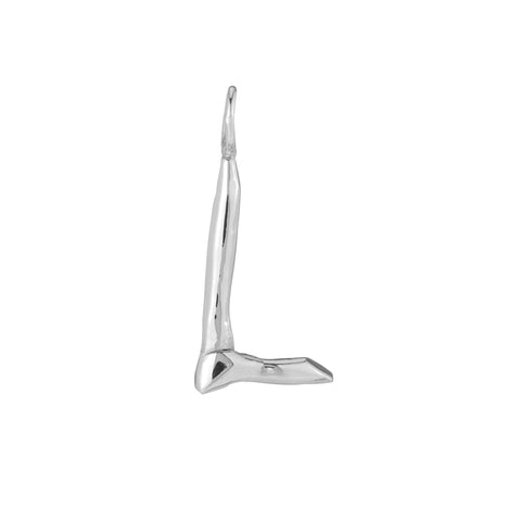 primary image of Raw Letter L - Sterling Silver