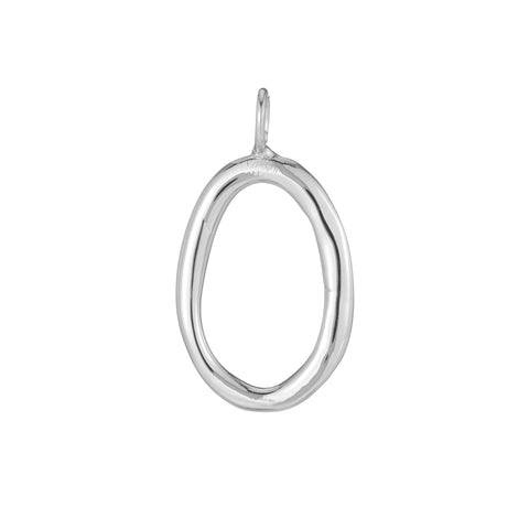 primary image of Raw Letter O - Sterling Silver