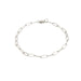 Micro Rectangle Chain Bracelet - Sterling Silver