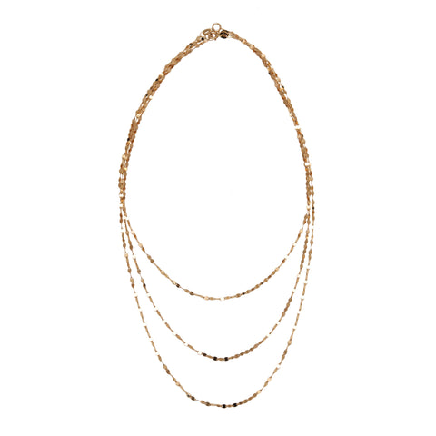 alternate image of Mini Disc Necklace - Gold