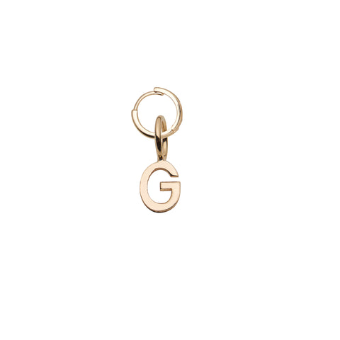 primary image of Mini Letter G Pendant Earring - Gold