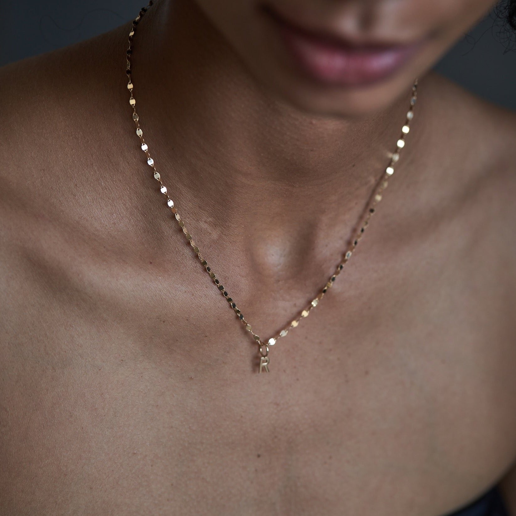 Mini Disc Necklace - Gold