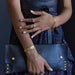 Embossed XL Clutch - Black