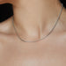Medium Box Chain Necklace - Sterling Silver