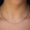 Micro Rectangle Chain Choker - 14K Gold Filled
