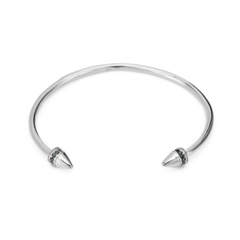 primary image of Power Bracelet with Diamond Pavé - White Gold