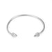 Power Bracelet with Diamond Pavé - White Gold