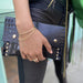 Embossed Passport Wallet - Black