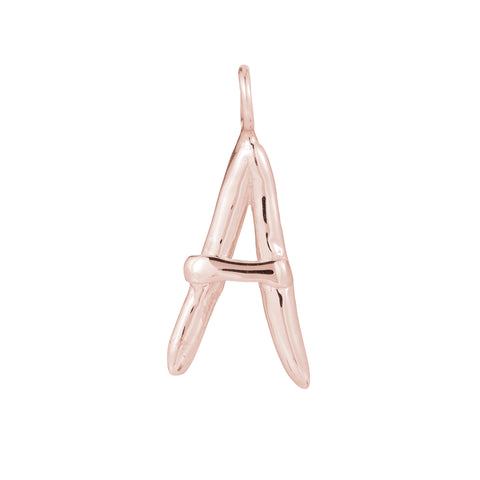 primary image of Raw Letter A - Rose Gold