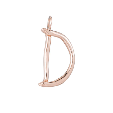 primary image of Raw Letter D - Rose Gold