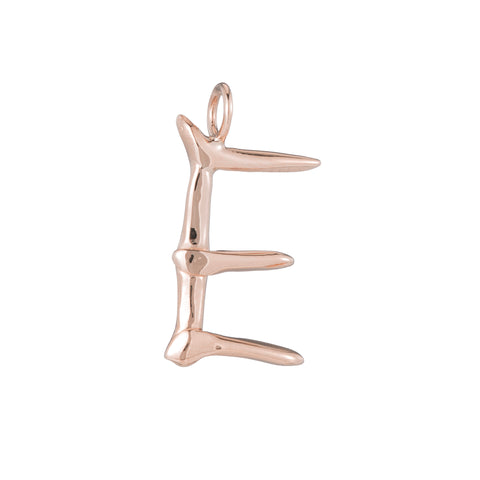 primary image of Raw Letter E - Rose Gold