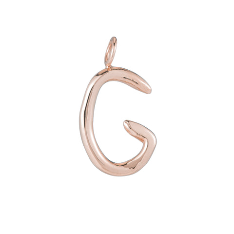 primary image of Raw Letter G - Rose Gold